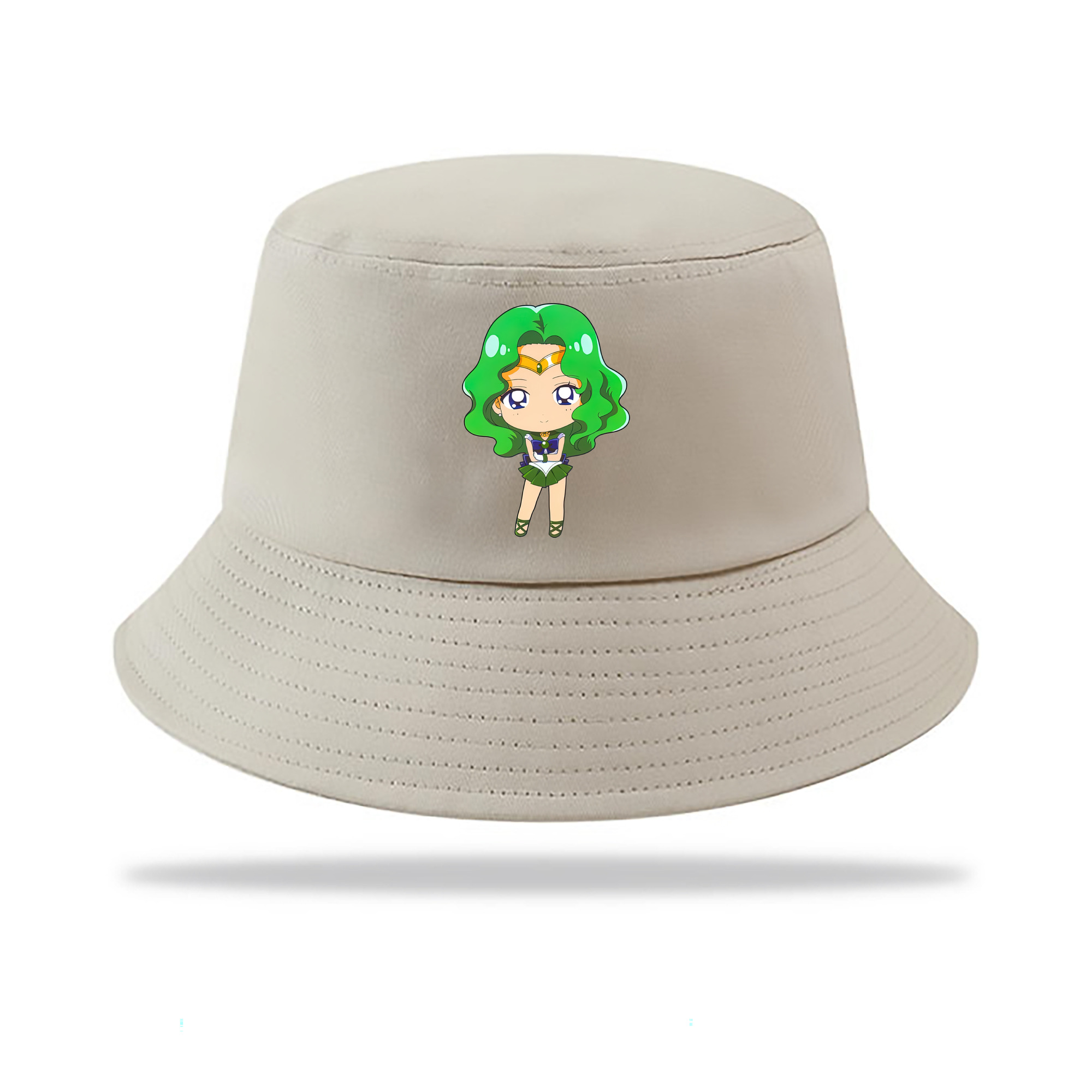 （画像用） 美少女戦士セーラームーン 海王 みちる（かいおう みちる） Sailor Moon Kaiou Michiru アウトドア日除けバケットハット
